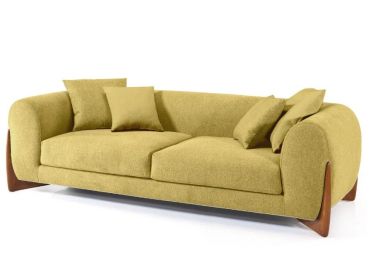 ספה באורך 250 ס"מ דגם ORCHID בגוון צהוב