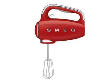 מיקסר ידני יוקרתי בעיצוב רטרו דגם HMF01 מבית Smeg  אדום