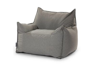 פוף SICILIA Outdoors טכנולוגיית נוחות עמידה לשימוש חוץ בגוון אפור אבן