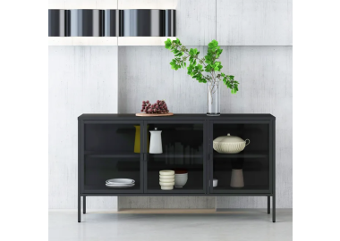 מזנון ויטרינה מעוצבת ESSENCE צבע שחור