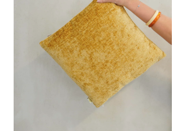 כרית דיאן מבד שאניל 45X45 חרדל