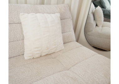 כרית פרווה ליאן 45X45 שמנת