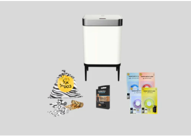 מארז Future All In פח 60 ליטר עם אביזרים צבע לבן