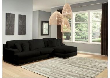 ספה פינתית דגם MILANO בגוון שחור