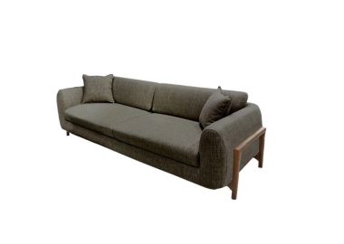 ספה באורך 300 ס"מ דגם MOZART בגוון אפור כהה