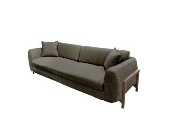 ספה באורך 200 ס"מ דגם MOZART בגוון אפור כהה