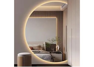 מראה חצי ירח עם לד 180/80 ס"מ