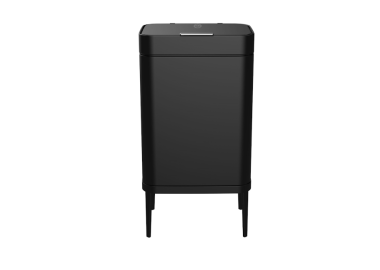 פח 60 ליטר נפתח בלחיצה עם פח פנימי דגם Lianer צבע שחור מלא