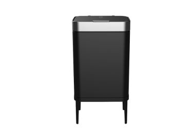 פח 60 ליטר נפתח בלחיצה עם פח פנימי דגם Lianer צבע שחור