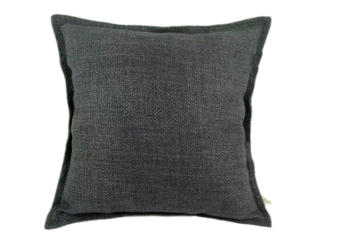 כרית נוי כולל מילוי 45x45 דגם דורון צבע אפור כהה