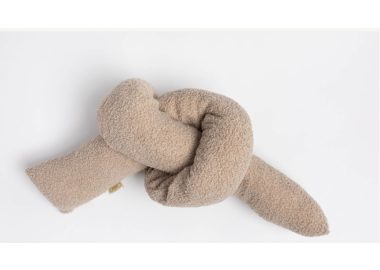 כרית נוי בצורת קשר כולל מילוי דגם ונדל צבע אבן