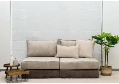 ספה מודולרית דגם מדבר זוגי 90\180 ס"מ