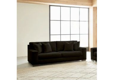 ספה באורך 250 ס"מ דגם MILANO בגוון שחור