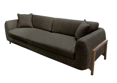 ספה באורך 300 ס"מ דגם MOZART בגוון שחור