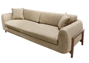 ספה באורך 250 ס"מ דגם MOZART בגוון מוקה