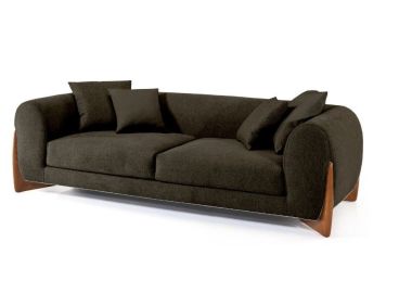 ספה באורך 300 ס"מ דגם ORCHID בגוון שחור