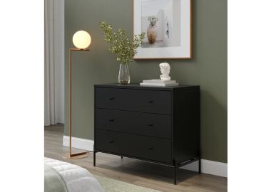 קומודה בגוון שחור דגם אלמוג