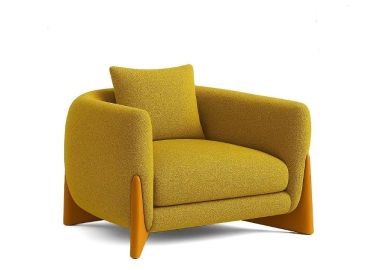 כורסא דגם ORCHID בגוון צהוב