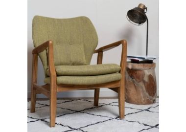 כורסא דגם KAYLA בגוון ירוק זית