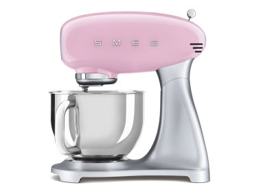 מיקסר עמידה יוקרתי ומעוצב דגם SMF02 מבית Smeg ורוד משולב