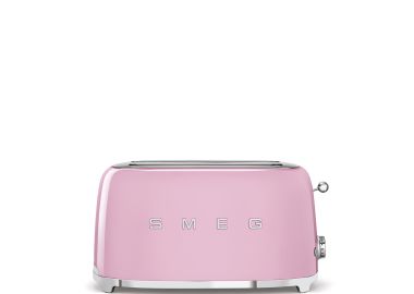 מצנם ל-4 פרוסות יוקרתי ומעוצב דגם TSF02 מבית Smeg ורוד