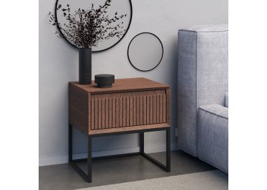 שידת לילה דגם Night גוון אגוז אמריקאי