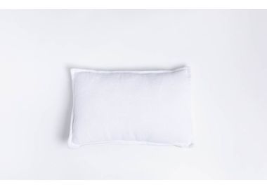 כרית נוי כולל מילוי 40x60 ס"מ דגם הוואנה צבע לבן