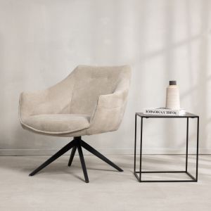 כורסא בד בגוון בז' דגם ג'וזי