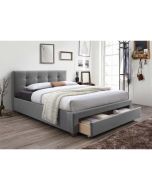 מיטה זוגית מרופדת 190×140 עם מגירת אחסון דגם סרינה