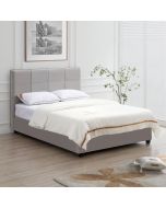 מיטה זוגית 190×140 עם ארגז מצעים דגם ברזיל גוון אבן