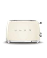 מצנם קופץ ל2 פרוסות 950W מבית SMEG שמנת / קרם דגם TSF01