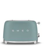 מצנם קופץ ל2 פרוסות 950W מבית SMEG ירוק אמרלד דגם TSF01