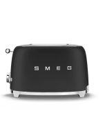 מצנם קופץ ל2 פרוסות 950W מבית SMEG צבע שחור מט דגם TSF01