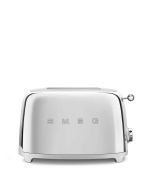 מצנם קופץ ל2 פרוסות 950W מבית SMEG צבע כרום דגם TSF01
