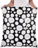 שקיות אשפה מעוצבות וחזקות דגם בועות- 12 יחידות בגליל