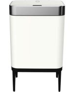 פח 40 ליטר עם חיישן עליון דגם OLA צבע לבן