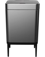 פח 40 ליטר עם חיישן עליון דגם OLA צבע כסוף