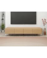 מזנון 220 ס"מ פורניר אלון גוון עץ טבעי דגם ספרינג