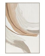 ציור 120*80 ס"מ גוון אפור לבן דגם ווינד 1