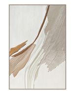 ציור 120*80 ס"מ גוון אפור לבן דגם ווינד 2