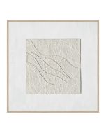 ציור 100*100 ס"מ גוון לבן דגם קוואדרו 1