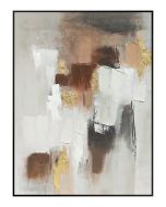 ציור 120*90 ס"מ גוון חום דגם מארון 1