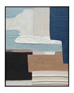 ציור 100*80 ס"מ גוון כחול דגם נאם 1