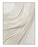 ציור 120*90 ס"מ גוון לבן דגם סנואו 1