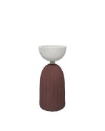 מעמד לנר אלומיניום טרקוטה 19ס"מ דגם קליסטה