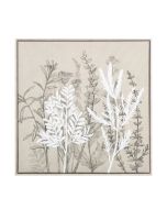 תמונה קנבס בז'-לבן 60*60 דגם פילומלה2