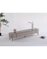 מזנון 220 ס"מ 2 מגירות MDF בגוון מוקה דגם ברודווי