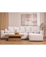 ספת רביצה פינתית ימין 200*300 ס"מ בד אבן דגם פיקולו