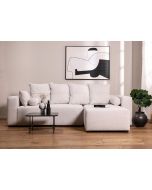 ספת רביצה פינתית ימין 180*260 ס"מ בד אבן דגם פיקולו