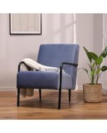 כורסא בד בגוון כחול דגם פרדי